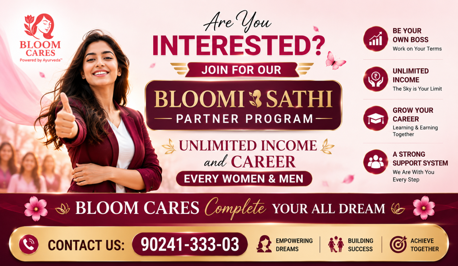 Bloom Cares promo